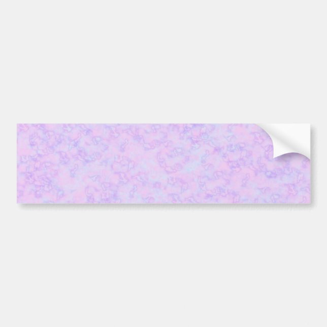 Pink Pastel Bumper Sticker (Front)