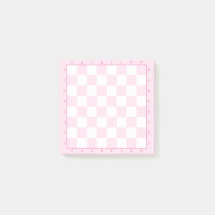 Pink Pastel Chess Board modèles Post-It® Notes, 3