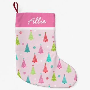 Pink Pastel Christmas Stocking