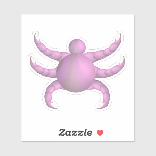 Pink pastel cyber crab (Sheet)