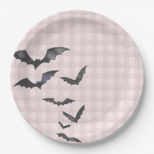 Pink Pastel Little Boo Ghost Birthday Dessert Paper Plate