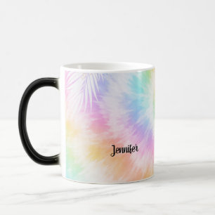 Pink Pastel Tie Dye Girly Chic Magic Mug