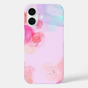 Pink pattern iPhone 16 case