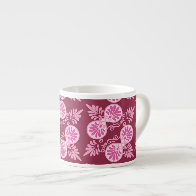 PINK PATTERN ESPRESSO CUP (Front Right)