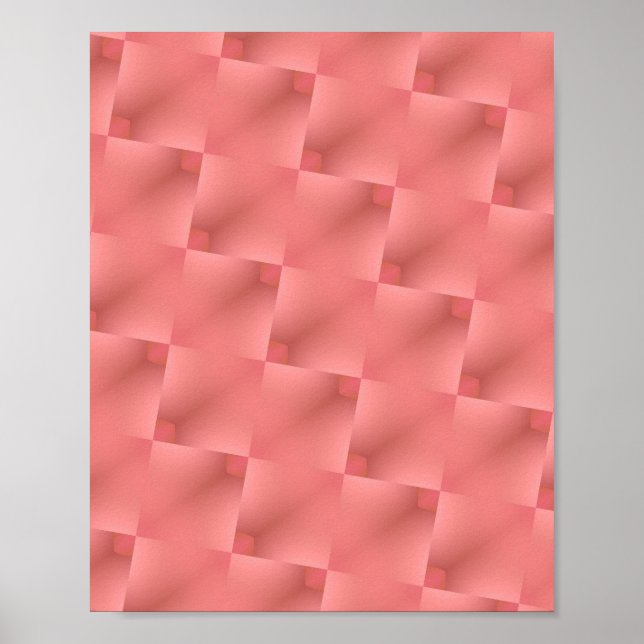 pink pattern pastel colour poster (Front)