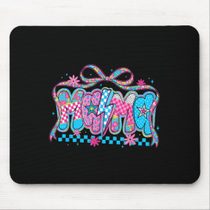Pink patterned mama, mom,women,mother's day Pink p Mouse Pad