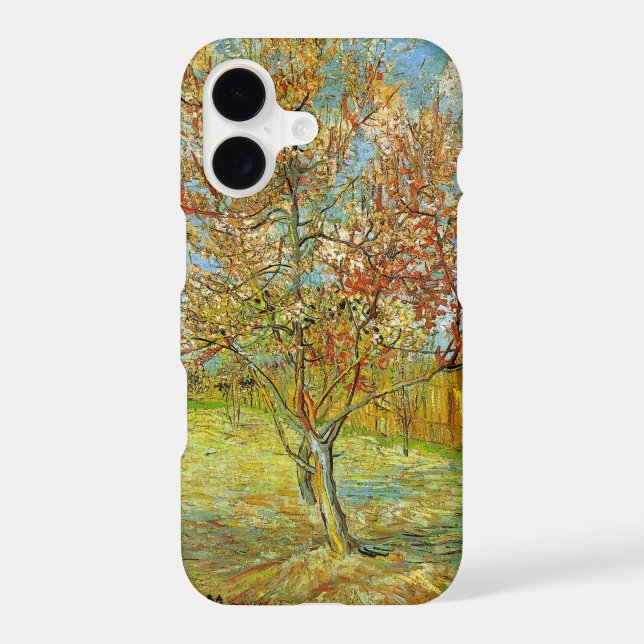 Pink Peach Tree in Blossom by Vincent van Gogh (Back)