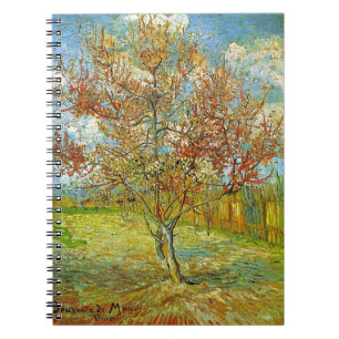 Pink Peach Tree in Blossom Reminiscence of Mauve Notebook