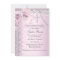 Pink Pearl Bow Cross Holy Communion or Baptism