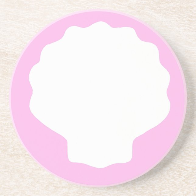 Pink Pearl Coaster (Front)