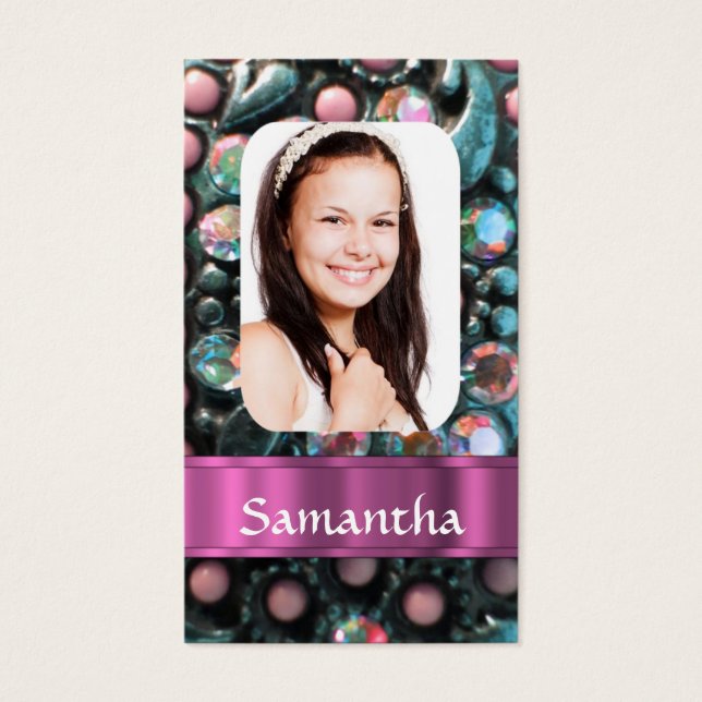 Pink pearl photo template (Front)