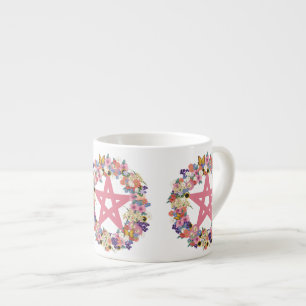 Pink Pentacle Espresso Mug