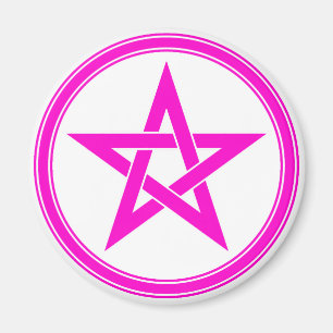 pink pentacle magnet