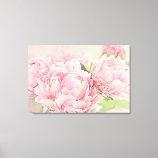 Pink Peonies Canvas Print