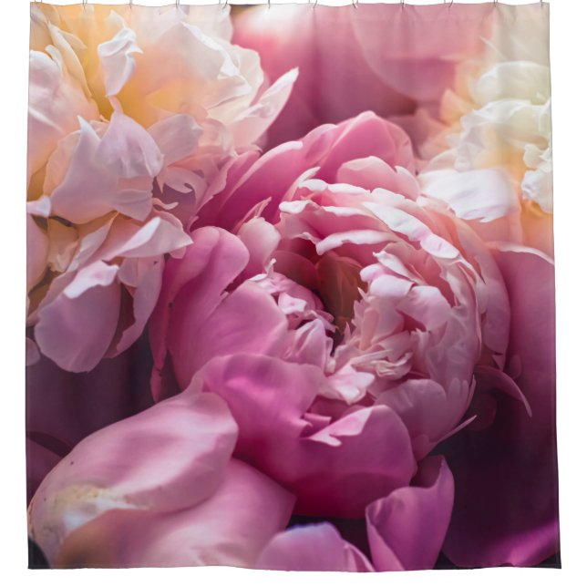 Pink Peonies: Luxurious Floral Art. (Front)