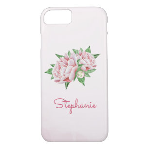 Pink Peonies Pretty Watercolor Case-Mate iPhone Case