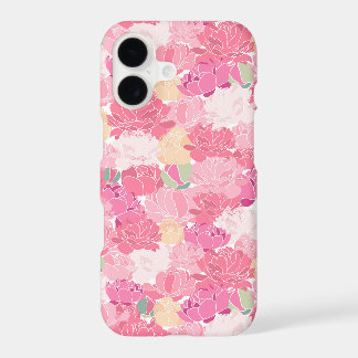 Pink Peonies Spring Time Pattern