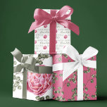 Pink Peony Birthday Wrapping Paper Sheets<br><div class="desc">Celebrate a special birthday with these lovely pink peony personalized wrapping paper sheets!</div>