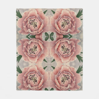 Pink Peony Blanket