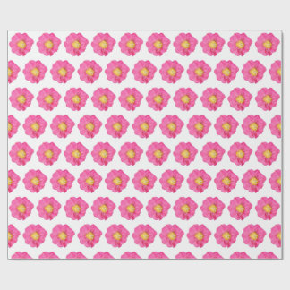 Pink Peony Botanical Gift Wrapping Paper Roll