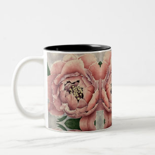 Pink Peony Coffee Mug