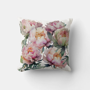 Pink Peony Cushion 