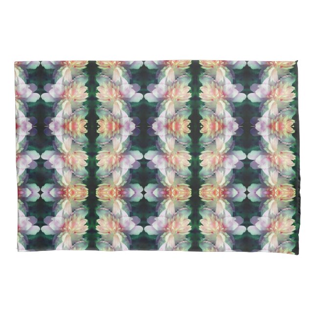 Pink Peony Flower Abstract                  Pillowcase (Front)