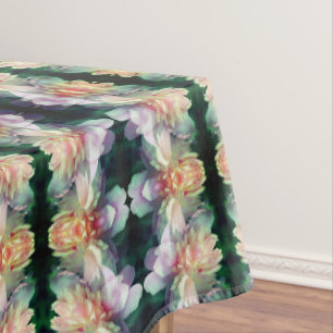 Pink Peony Flower Abstract                  Tablecloth