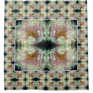 Pink Peony Flower Centre Pattern   