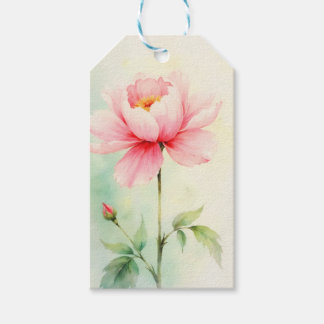 Pink Peony Gift Tags