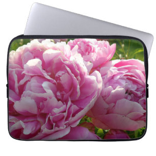 Pink Peony photo cottage farmhouse floral garden Laptop Sleeve