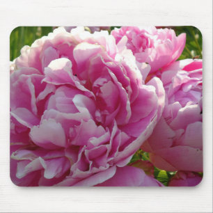 Pink Peony photo cottage farmhouse floral garden Mouse Pad
