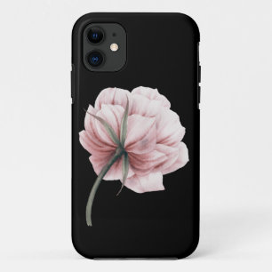 Pink peony,romantic flower pattern,chic,lovely,mod iPhone 11 case