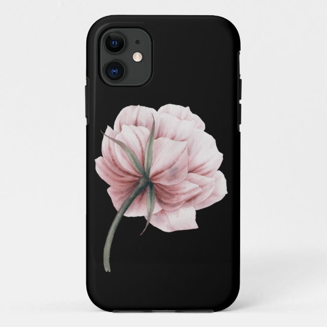 Pink peony,romantic flower pattern,chic,lovely,mod Case-Mate iPhone case (Back)