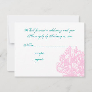 Pink Peony RSVP