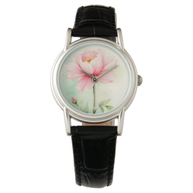 Pink Peony Watch (Front)