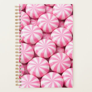 Pink Peppermint Planner Cover