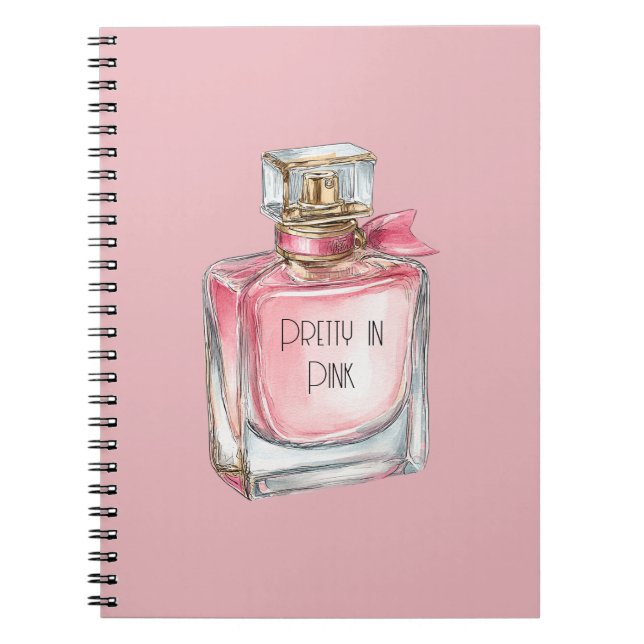 Pink Perfume Notebook (Front)