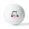 Pink Personalized Custom Golf Cart Clubs Name