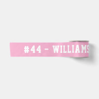 Pink Personalized Name and Number Homecoming