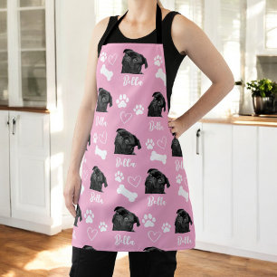 Pink Personalized Pet Photo Dog Lover Instagram Apron