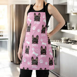 Pink Personalized Pet Photo Dog Lover Instagram Apron<br><div class="desc">Show off your love for your furry companion with the "Cute Custom Love Paw Print Dog Lover Pet Photo" design. This personalized product allows you to feature your favourite pet photo, creating a heartwarming tribute to your beloved dog. With an adorable paw print motif and customizable options, it's the perfect...</div>