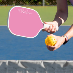 Pink Personalized Pickleball Paddle