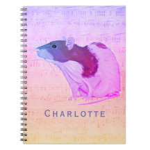 Pink Pet Rat Add Your Name Rat