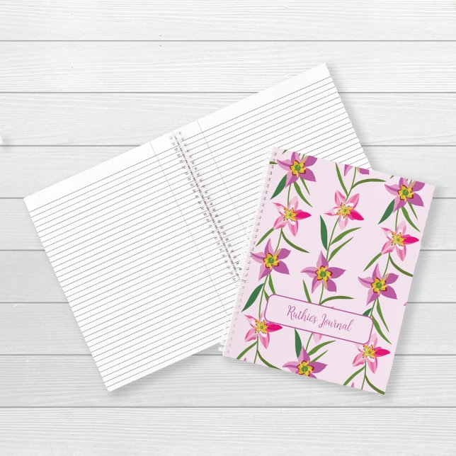 Pink Petal Dreams Journal Fleur sauvage (Créateur téléchargé)