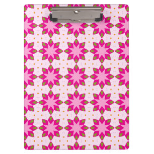 Pink Petal Mosaic pattern Clipboard