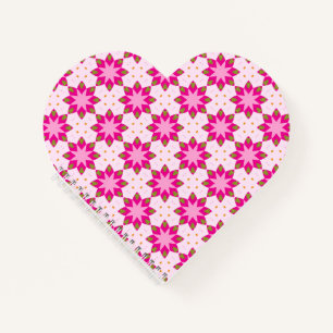 Pink Petal Mosaic pattern Notebook