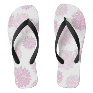 pink petal press co botanical floral flip flops
