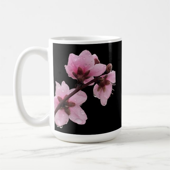 Pink Petals - #2 Coffee Mug (Left)
