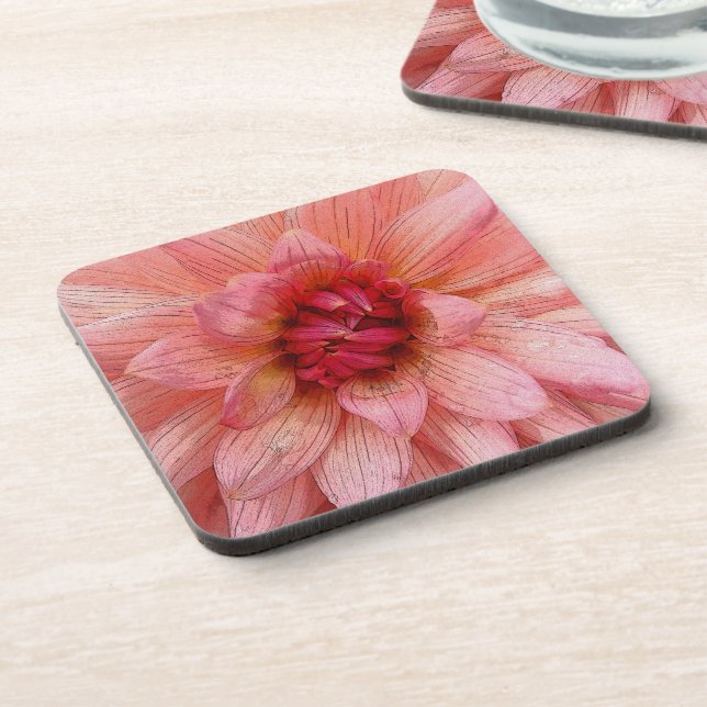 pink petals coaster (Left Side)